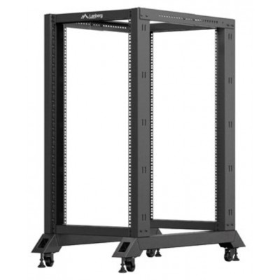 ARMARIO LANBERG ABIERTO RACK 19? 22U 600X1000 NEGRO