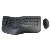 TECLADO Y MOUSE CONCEPTRONIC WIRELESS ERGONOMICO