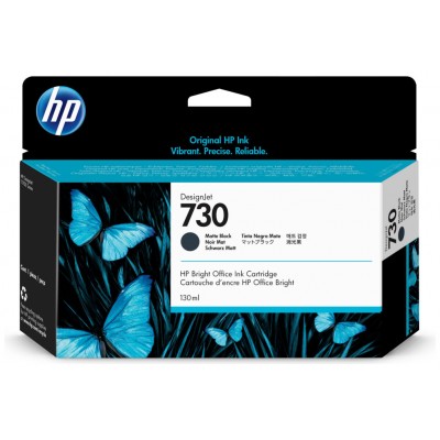 HP nº730 130-ml Matte Black Ink Crtg