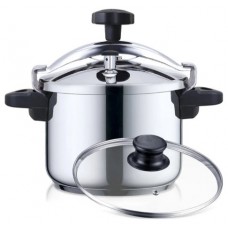 OLLA INOX PLUS + VALVULA ROTATIVA 6L HAEGER (Espera 4 dias)