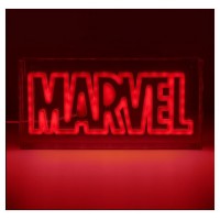 LÁMPARA LED ESTILO NEÓN LOGO MARVEL  15 X 30 CM PALADONE PP13125MC (Espera 4 dias)