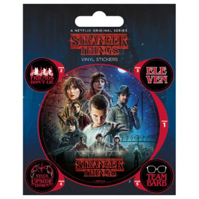 SET VINILOS STRANGER THINGS PYRAMID INTERNATIONAL PS7423 (Espera 4 dias)