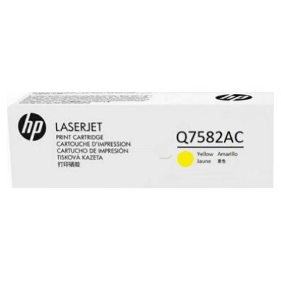 HP Contractual Toner LaserJet Q7582AC amarillo