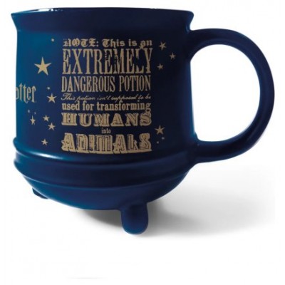 TAZA 3D CALDERO "POCIONES EXTREMADAMENTE PELIGROSAS" AZUL PYRAMID REDSTRING SCMG27203 (Espera 4 dias)