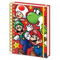 CUADERNO A5 CON ESPIRAL PERSONAJES SUPER MARIO 21 X 15 CM PYRAMID SR72959 (Espera 4 dias)