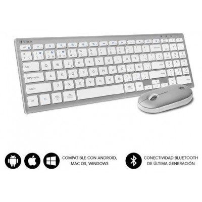 SUBBLIM Teclado Pure Combo Extended Silver