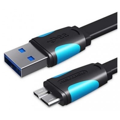 CABLE MICRO USB A USB-A 3.0 M-M 1.5 M NEGRO VENTION (Espera 4 dias)