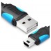 CABLE USB 2.0 MINI USB/M A USB/M 2 M NEGRO VENTION (Espera 4 dias)