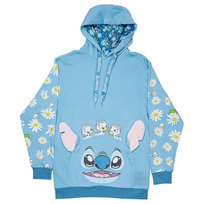 SUDADERA UNISEX CON CAPUCHA LILO & STITCH PRIMAVERA S LOUNGEFLY WDLFHD0050S (Espera 4 dias)