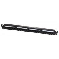 WP 19" Patch Panel Cat.6a UTP 24 RJ45 ports 1U (Espera 4 dias)