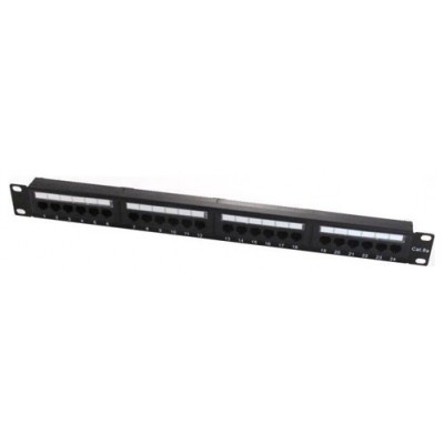 WP 19" Patch Panel Cat.6a UTP 24 RJ45 ports 1U (Espera 4 dias)