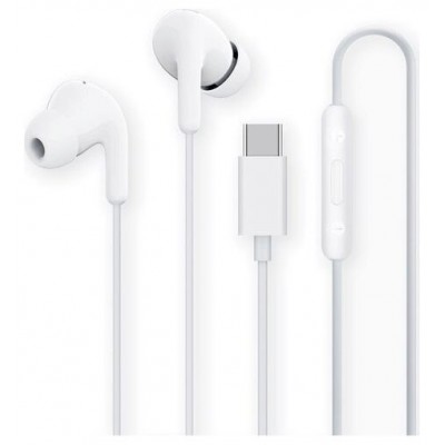 AURICULARES C/MICROFONO XIAOMI EARPHONES TYPE C WHITE (Espera 4 dias)